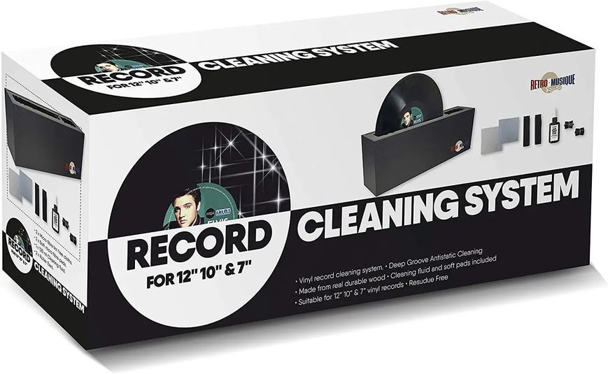 Retro Musique Record Cleaning System For 12 Inch 10 Inch & 7 Inch Vinyl - Retro Musique мийка для грамплатівок ACCLP014 фото