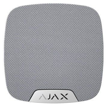 Ajax HomeSiren S (8PD) white Бездротова сирена з клемою для додаткового світлодіода 99-00014677 фото