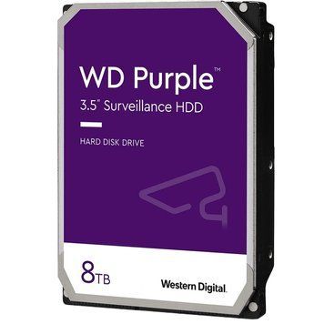 Western Digital Purple 8TB 5400rpm 256MB WD85PURZ 3.5 SATA III Накопичувач HDD 99-00022103 фото