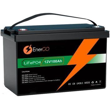EnerGo LiFePO4 12V 100Ah Акумуляторна батарея 99-00022111 фото
